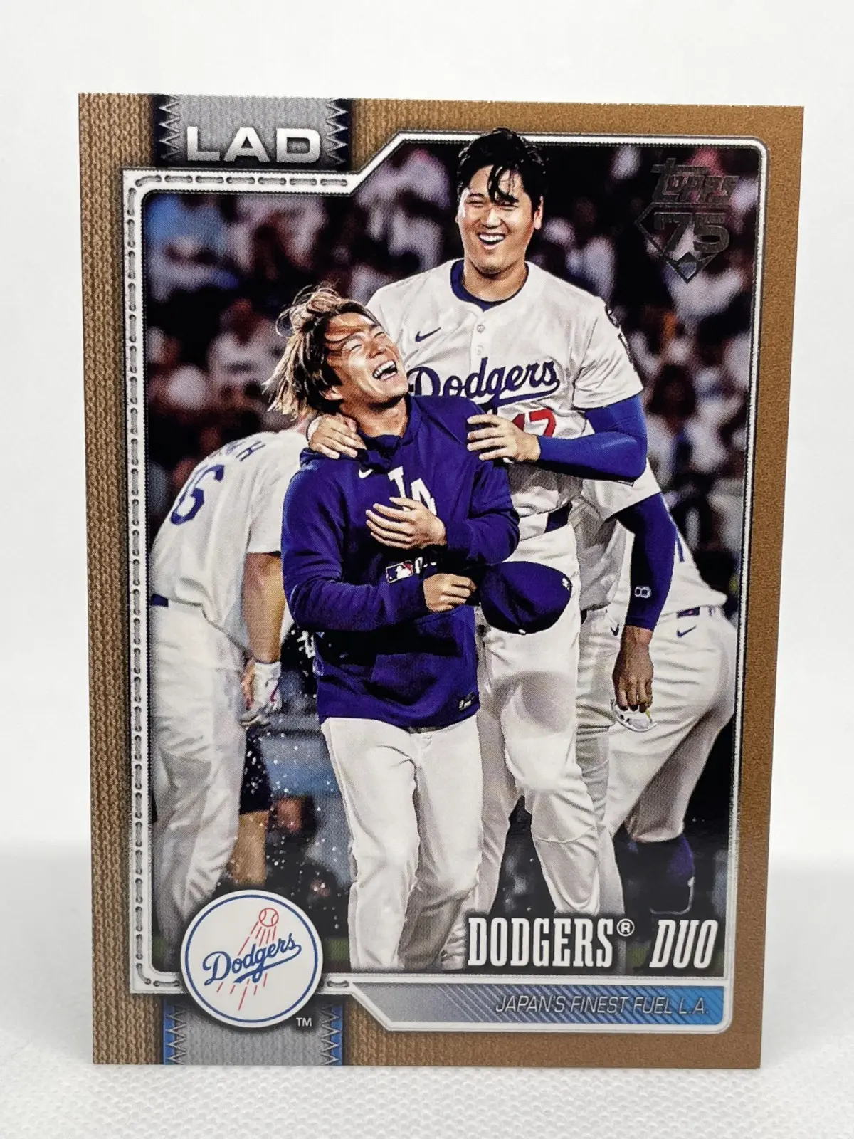 2026 Topps Dodgers Team Card Ohtani Gold /2026