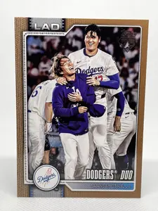 2026 Topps Dodgers Team Card Ohtani Gold /2026