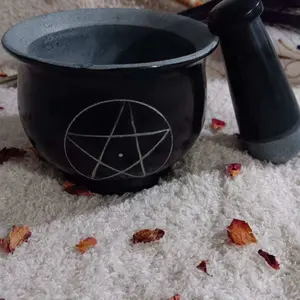 Pentacle Soap Stone Mortar