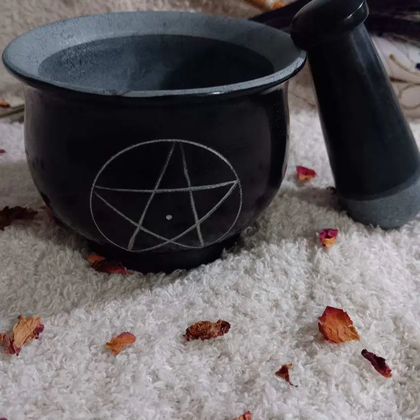 Pentacle Soap Stone Mortar