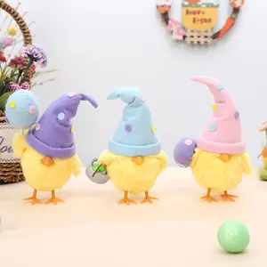 Creative and Cute Easter Egg Chick Figurine Ornament Easter Decoration Holiday Party Gift
