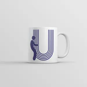 F U Mug Funny Sarcastic Adult Joke Novelty Coffee Cup - 11oz Funny Coffee Mugs Ceramic Printed Drinkware Cup