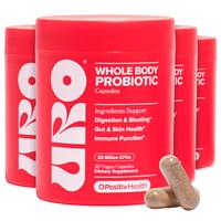 URO - Whole Body Probiotic - 4 Pack Bundle