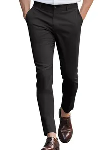 Mens Dress Pants Slim Fit Stretch Chino Pants for Men