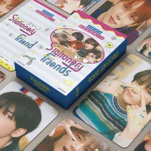 55pcs/set Kpop Photo album DECO KIT TXT Yeonjun Soobin Beomgyu Lomo Cards Photocards for Fans Collcetion High Quality HD Postcar