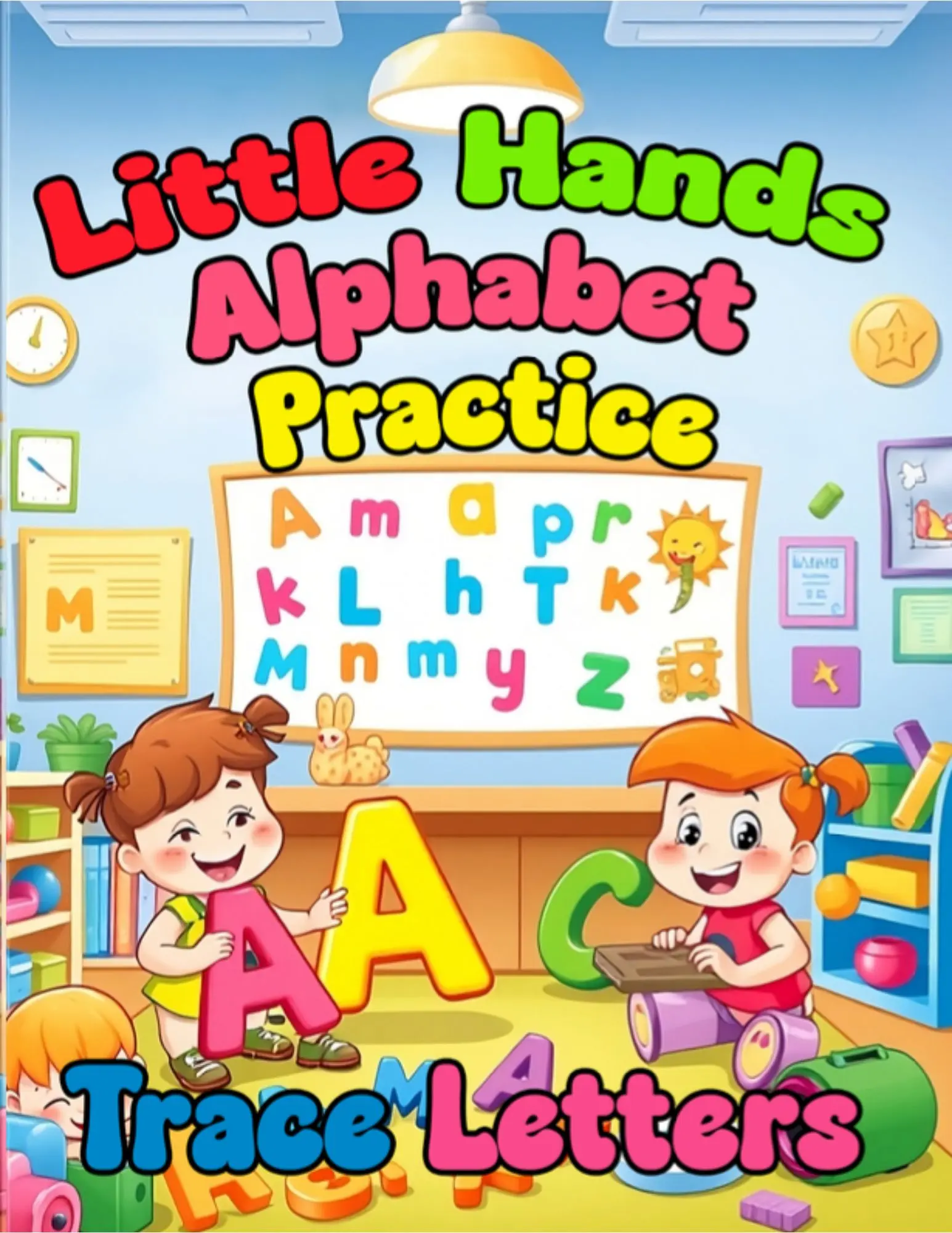 Little Hands Alphabet Practice: Trace Letters