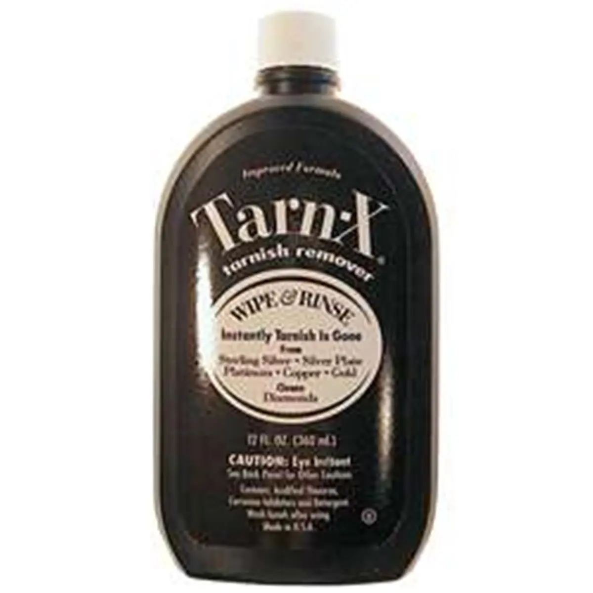 CLR Tarnex Liquid Cleanser - 12 fl oz Metal Cleaner with Instant Tarnish Removal for Household Appliances, Irons, Diamonds