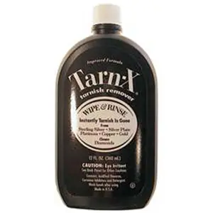 CLR Tarnex Liquid Cleanser - 12 fl oz Metal Cleaner & Tarnish Remover for Household Use