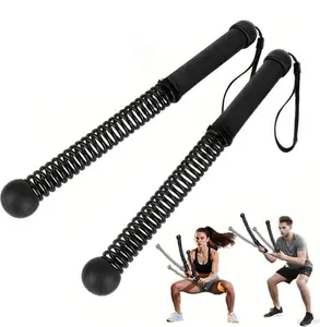 Cordless combat rope, portable arm strength and muscle training rope stick, efficient burn training, innovative combat training design, ideal for home workouts and aerobic exercise
