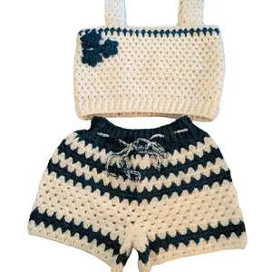 crochet little girl set