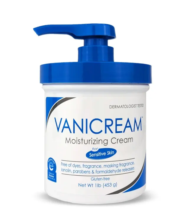 Vanicream Moisturizing Skin Cream 16 fl oz – Gentle Pump Moisturizer for Sensitive Skin, Free from Common Irritants