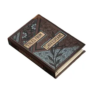 Shakespeare Book Replica Wallet – Hardcover-Style Book Wallet for Light Carry, 4 Card Slots, Coin Pocket, Unique Gift for Book Lovers