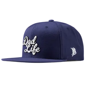 Dad Life Script Essential Flat Snapback