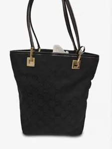 Pre-owned GUCCI GG Smooth leather Shoulder Bags Jackie Black Very Good S014260328009