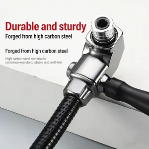 Electric Corner Drill Soft Tube Bend Head 90 Degree Adjustable Flexible Shaft Ratchet Screwdriver Bit, Precision Tool for Hard-To-Reach Areas