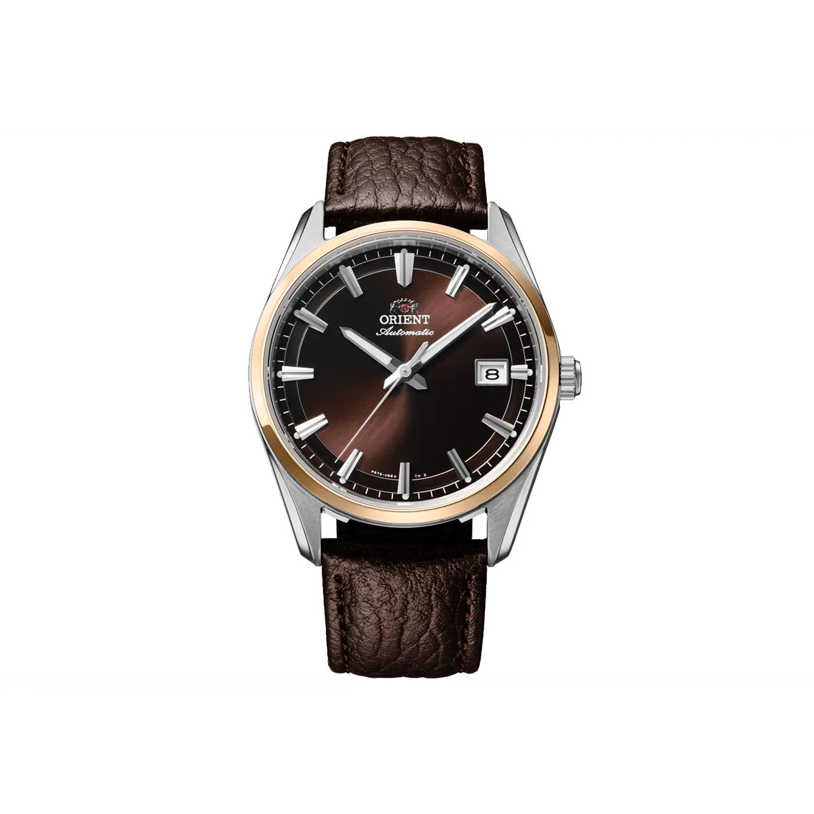 Orient Stretto Classic Leather Strap Watch, 38.5mm Stylish Analog Mechanical with Sapphire Crystal and Date Function, RA-AC0R03Y30B, Analog Mechanical Watch, Stylish Watches