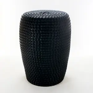 Unique Ceramic Drum Stool for Outdoor Garden and Balcony