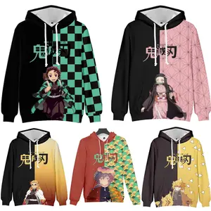 Unisex Anime Demon Slayer Christmas Hoodie Halloween Realistic 3D Casual Pullover Hoodie Hooded Sweatshirt