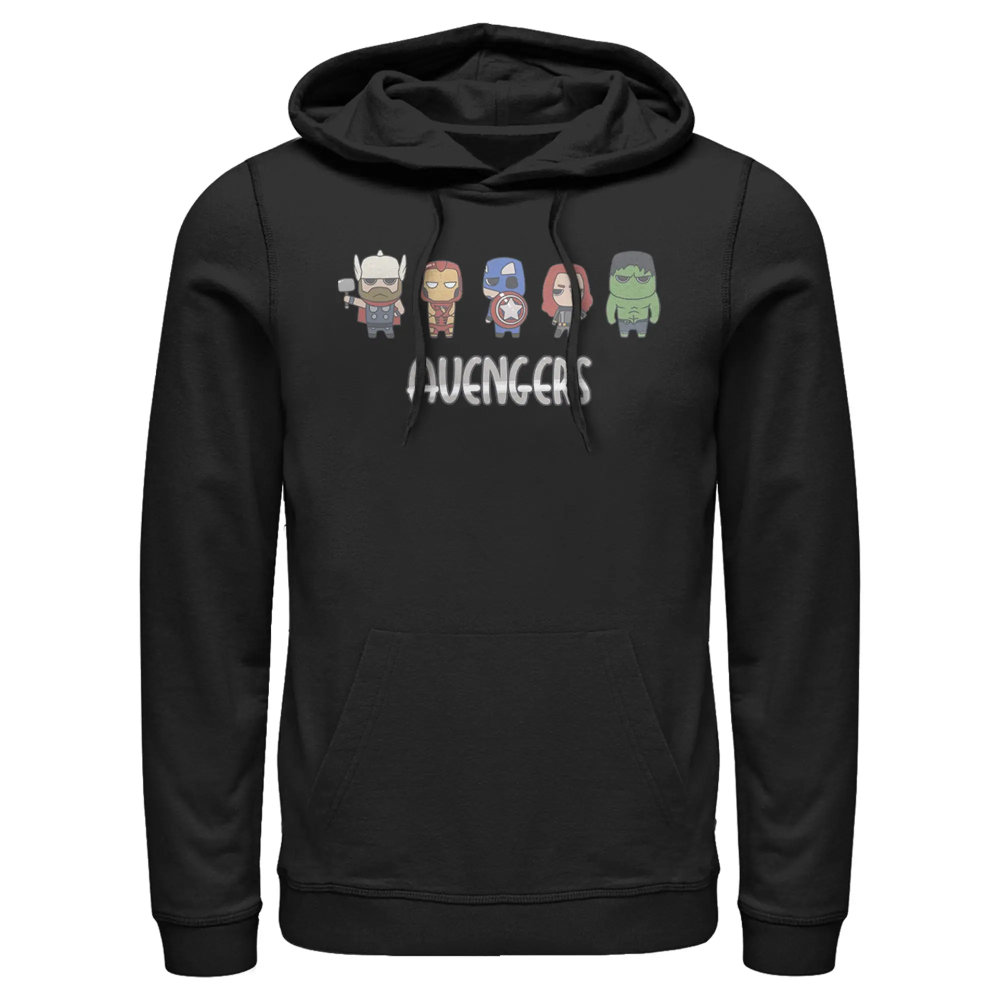 Men's Marvel Cute Avengers Pull Over Hoodie
