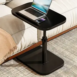 Height Adjustable Bedside Table | Mobile Laptop Desk for Bedroom, Living Room & Home
