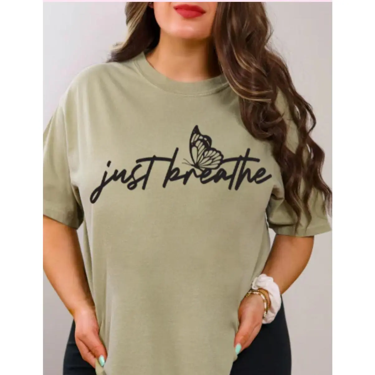 Just Breathe Screen Print Transfer Just Breathe Screen Print Transfer