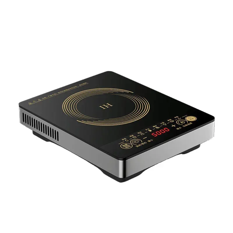 5000W Induction Cooker (3000W & Above), 28x35cm Flat Rectangular Sturdy Compact Design, Digital Temperature Control, Energy Efficient Plug-In Multi-Cooking Appliance for Home & Commercial Use