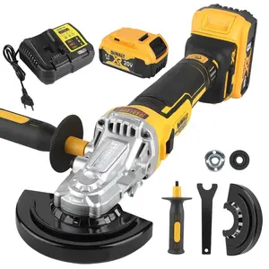 DW style DCG405FN 125mm Brushless Angle Grinder – 9000RPM Wireless Cutting & Polishing Machine, Compatible with Lithium Batteries