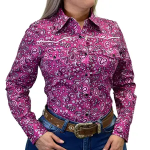 Women's CH Berry "Fun Paisley" Long Sleeve Western Shirt
