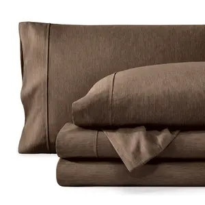 Bare Home Heathered Microfiber Sheet Set