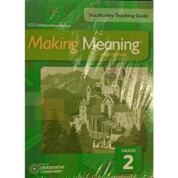 USED-Making Meaning Third Edition, Grade 2, Vocabulary Teaching Guide, 9781610035712, 1610035712 by Developmental Studies Center (Unknown)