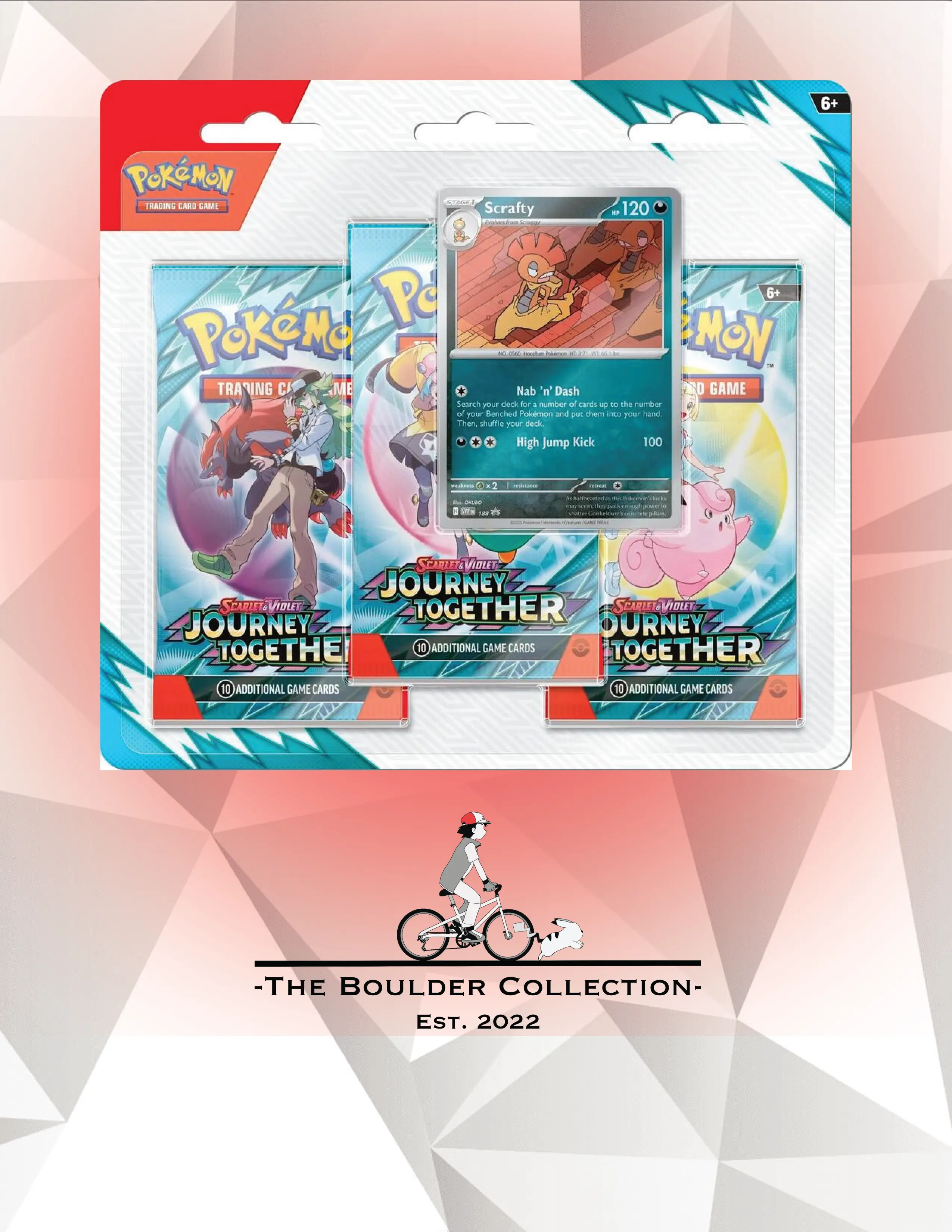 Pokemon TCG: Journey Together 3-Pack Blister - TikTok Shop Pokemon TCG: Journey Together 3-Pack Blister - TikTok Shop
