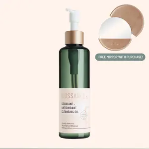 Biossance Squalane + Antioxidant Cleansing Oil. Lightweight Facial Oil Cleans Deep into Pores, Removes Makeup and Hydrates Skin. For all Skin Types