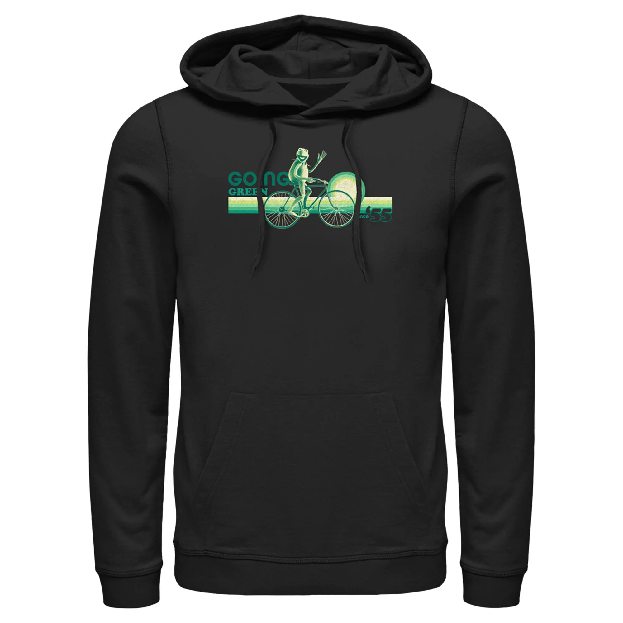 Men's The Muppets Kermit Going Green Pull Over Hoodie