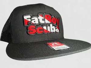 Signature FatBoy Scuba All Black Flat Bill