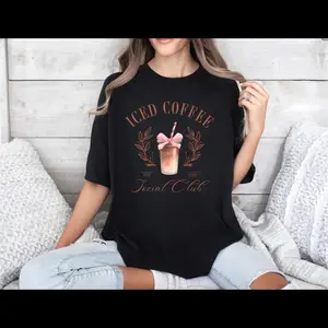 Iced Coffee Social Club Screen Print Transfer