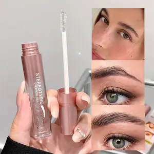 Wild Brow Gel, Sculpted Eyebrow Raincoat, Transparent Colorless Setting Glue, Root Separated, Perfect for Defined Brows