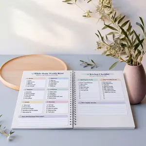 ADHD Cleaning Planner for Adults – Gentle Daily & Weekly Home Reset, Simple Declutter System, Whole-Home Checklists, Habit & Deep Clean Trackers for Busy or Overwhelmed Homes