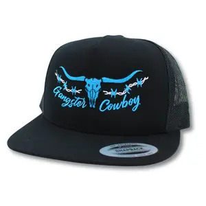 Barbed Wire - Blue and White. Gangster Cowboy Official Product