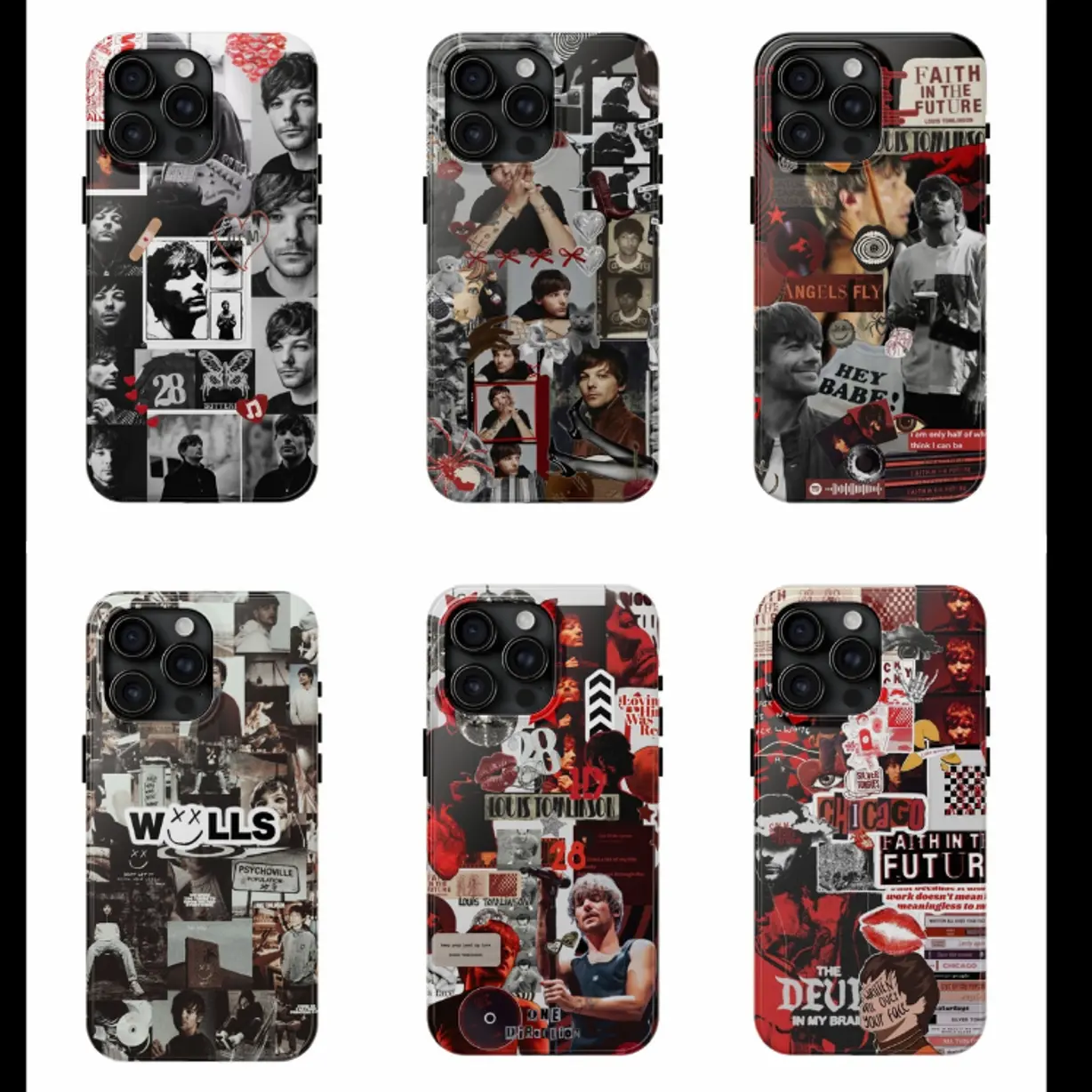 Louis Tomlinson 2025 Tour Collection Phone Case, Stylish Aesthetic Design for True Fans, iPhone 17/16/15 Pro Max, Gift for men and women