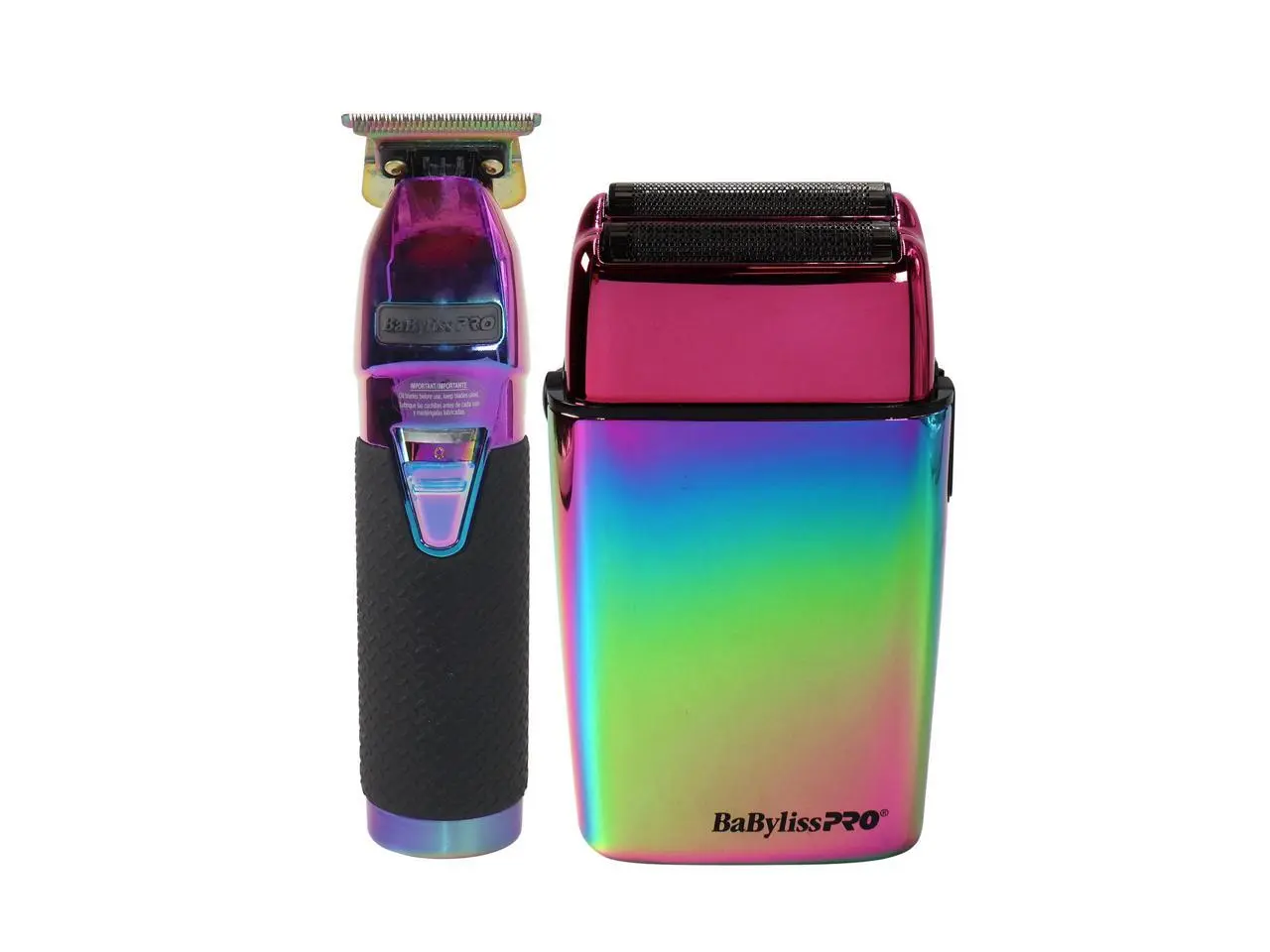 BaByliss Pro LIMITEDFX Collection Limited Edition Trimmer and Double Foil Shaver Irredescent #FXDUOFS2TRB