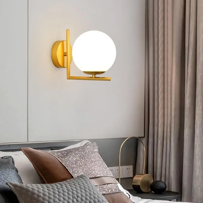 Minimalist Postmodern Luxury Background Wall Hotel Sconce Creative Nordic Hallway Corridor Living Room Bedroom Headboard Light