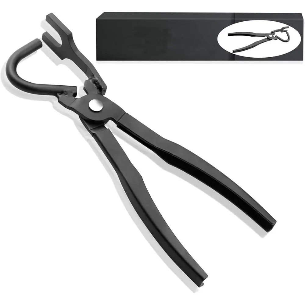 Exhaust Pliers Hanger Bracket Removal Pliers Separates Rubber Hangers Plier Supports 38350 Plier For All Car Pipe Exhaust Hanger Bracket Great Automotive Tools, Black