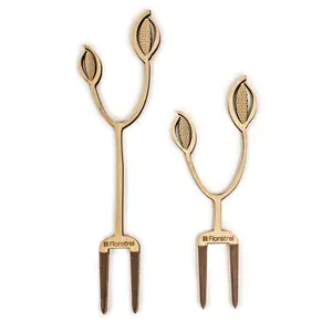 Floratrel The Dual Bloom - Standard Trellis 9 inches Monstera Leaf Design Bamboo Material Enhances Plant Growth & Structure for Garden Enthusiasts