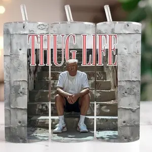 Trump Thug Life stainless steel tumbler Drinkware