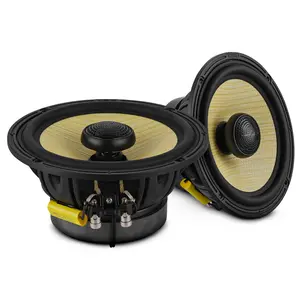 DXQ 6.5" 2-Way Coaxial Speaker with Yellow Straw and Composite Foam Cone | 150W RMS 4-Ohm (DXQ6.5CX)