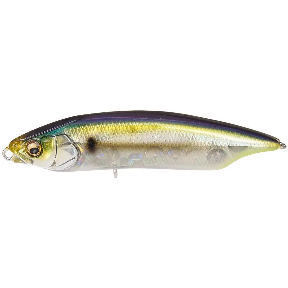 Megabass Karashi 80 Twitch Bait - 3.2in Heavier Weight Minnow Style Lure, 2 Hooks Lifelike Fishing Equipment with Larger Profile for Targeting Bigger Species