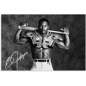 Rugby Player Bo Jackson Art Classic Poster