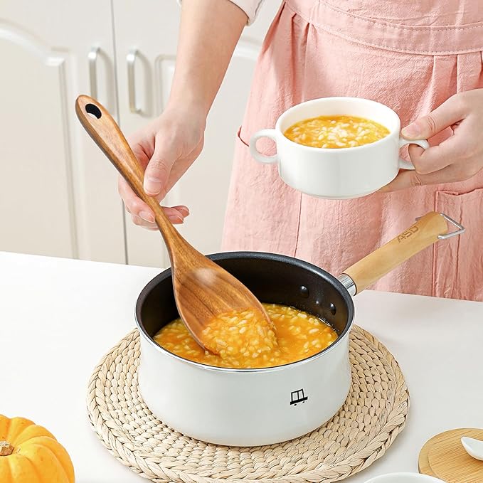 High-End 5-Piece Wooden Cooking Utensils Set - Ergonomic Handle, Natural Wood Spoons, Stir Fry Shovel, Soup Spoon, Non-Stick Pan Shovel, Heat-Resistant, Easy-to-Clean, Durable Cookware, Versatile Cooking Tool High-End 5-Piece Wooden Cooking Utensils Set - Ergonomic Handle, Natural Wood Spoons, Stir Fry Shovel, Soup Spoon, Non-Stick Pan Shovel, Heat-Resistant, Easy-to-Clean, Durable Cookware, Versatile Cooking Tool