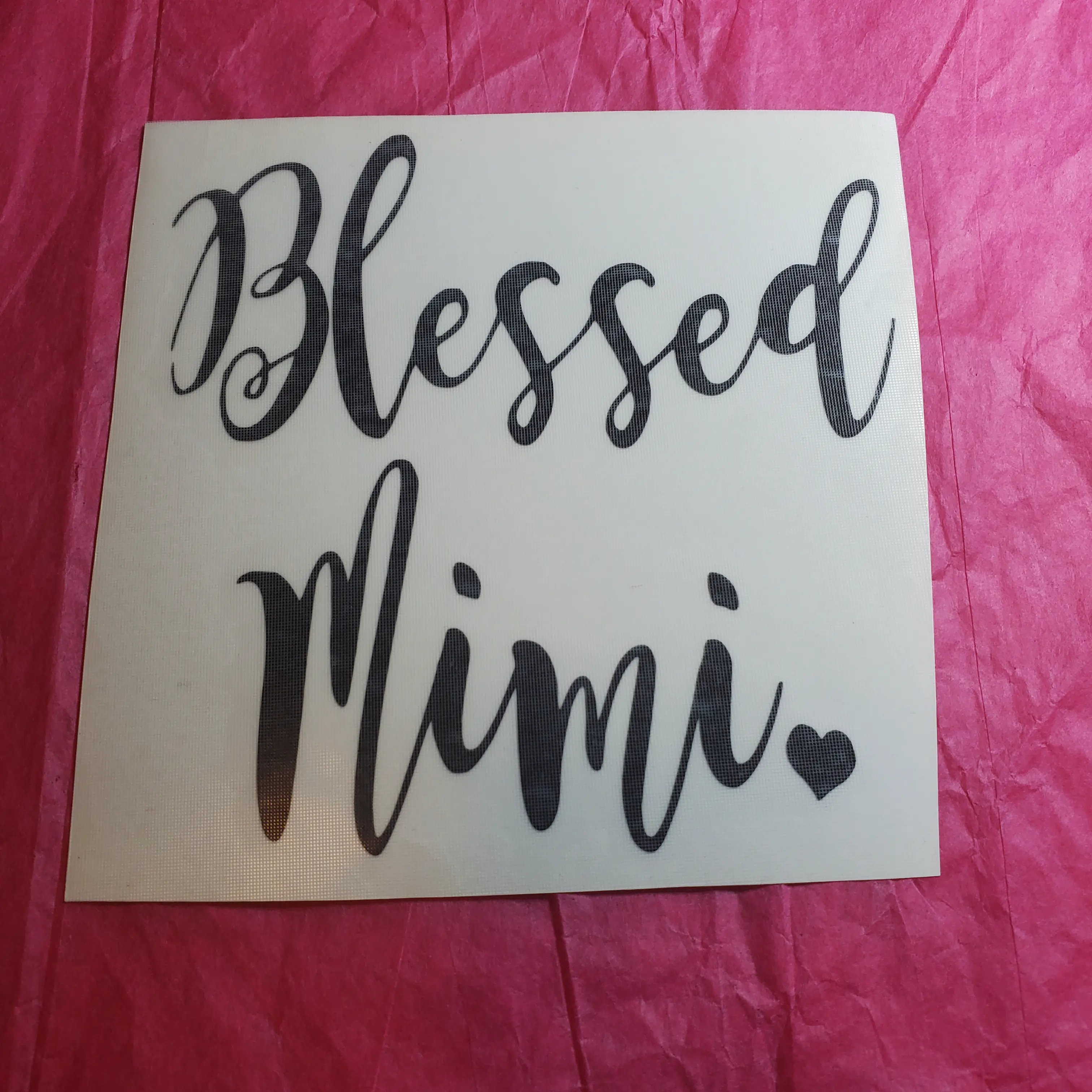 Blessed Mimi 5x5 Vinyl Decal