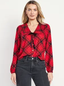 Old Navy Women's Crepe Button-Down Top